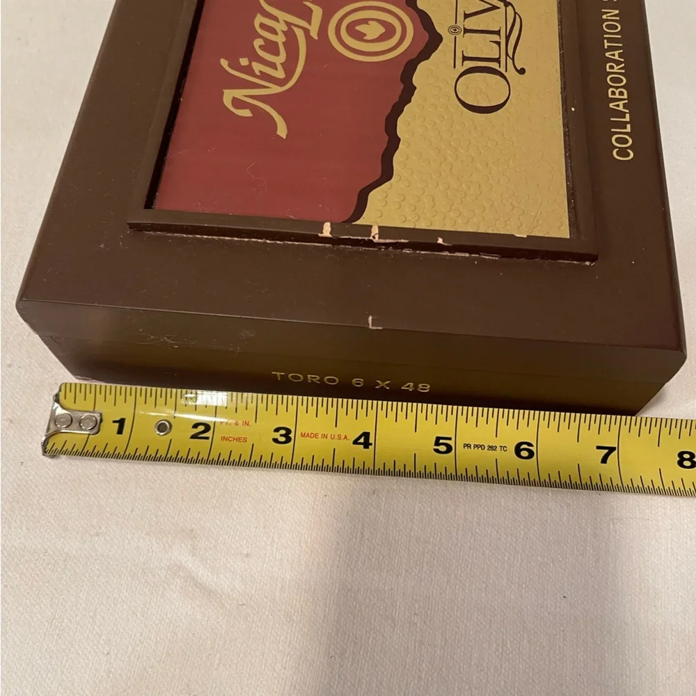 Tight Fitting Snap Closure Latch Wooden Cigar Box